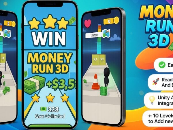 Money Run 3D - Hyper Casual Mobile Unity Game
