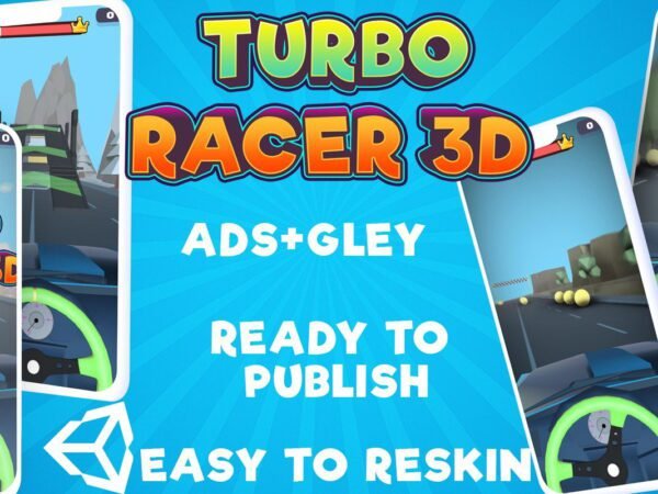 Turbo Racer 3D - Causal Mobile Unity Game