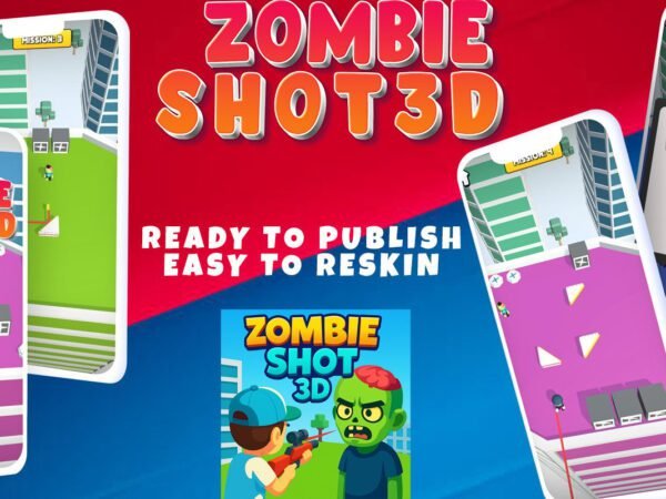 Zombie shot 3d - Hyper-Casual Mobile Unity Game