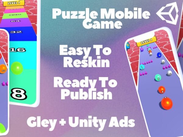 Ball Run 2048 - Puzzle Mobile Unity Game