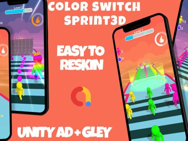 Color Switch Sprint 3D Unity Source Code