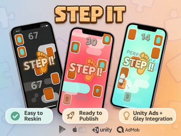 Step It - Casual Mobile Unity Game