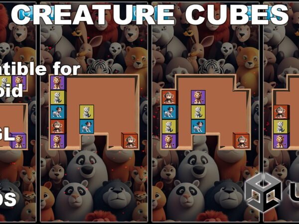 Creature Cubes - Unity Puzzle Game With AdMob