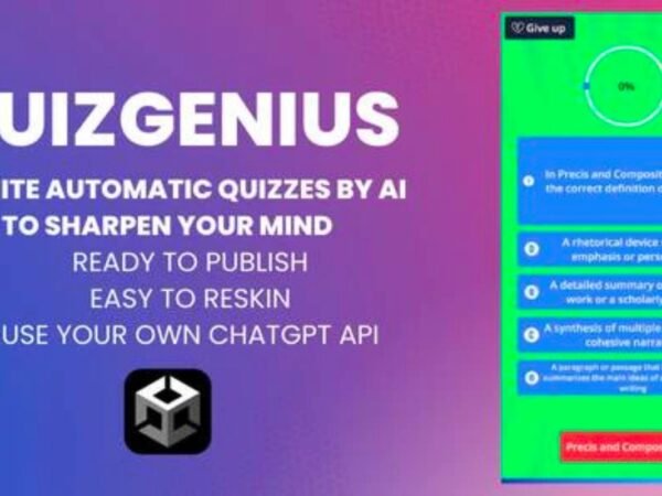 QuizGenius - Infinite Quizzes by AI - Unity