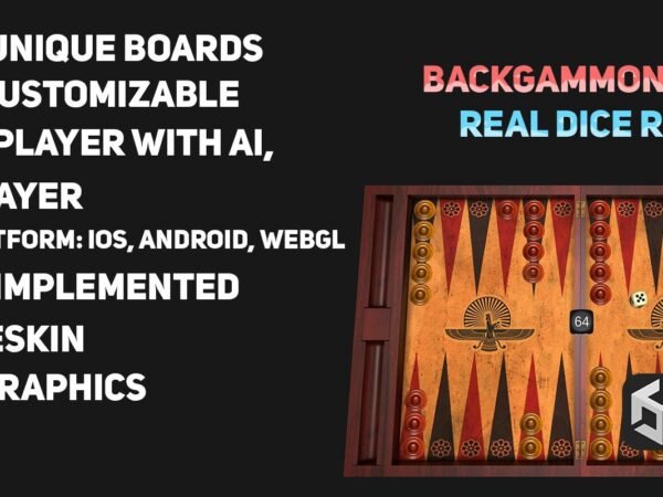 Backgammon With Real Dice - Unity