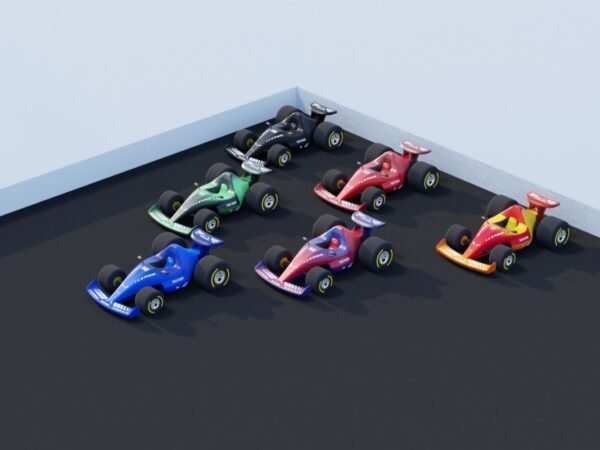 Racing Cars 6 Models - Unity