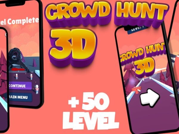 Crowd Hunt 3D Unity Source Code