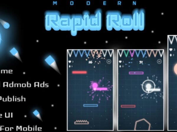 Rapid Roll - Complete Unity Game
