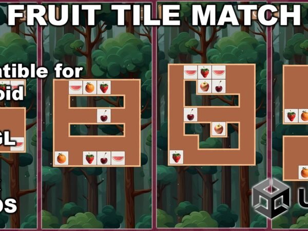 Fruit Tile Match - Unity Puzzle Game