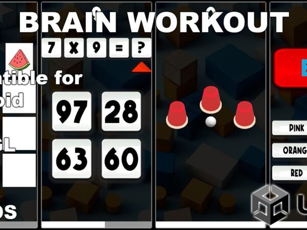 Brain Workout Puzzles - Unity Source Code With Ads