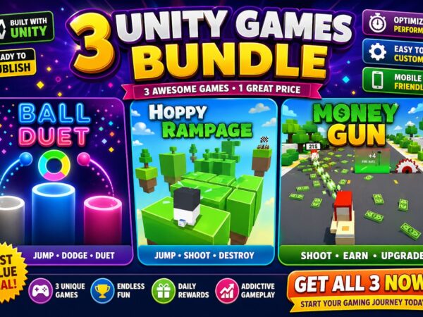 3 Unity Games - Bundle