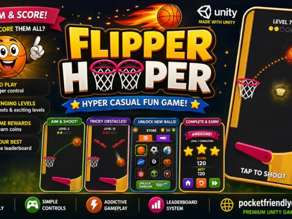 Flipper Hooper - Unity Casual Game