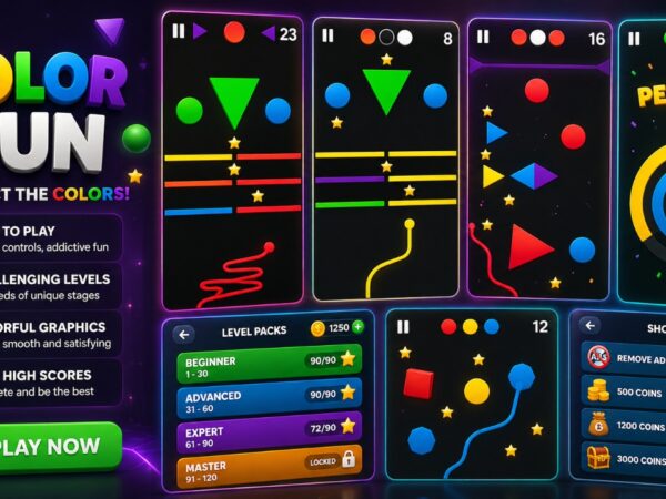Color Run - Unity Game With AdMob Ads