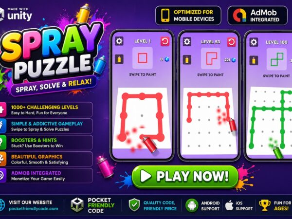 Spray Puzzle (Unity+Android+Puzzle+Admob)