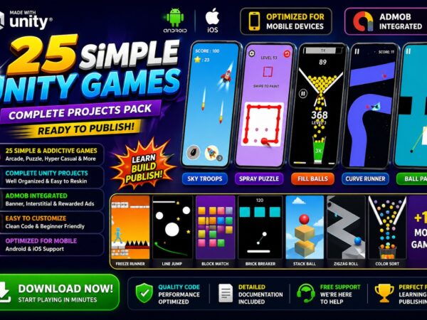 25 Simple Unity Games For Android And Ios