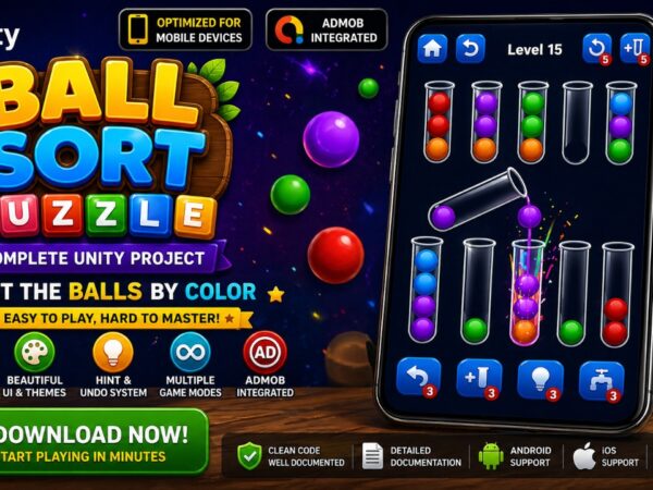 Ball Sort Puzzle - Unity Complete Project
