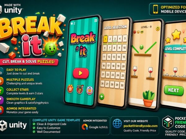 Break it - Unity Game Template + Admob