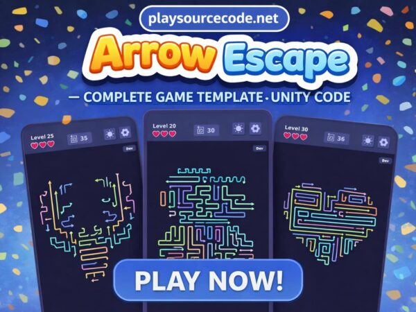 Arrow Escape - Complete Game Template Unity Code