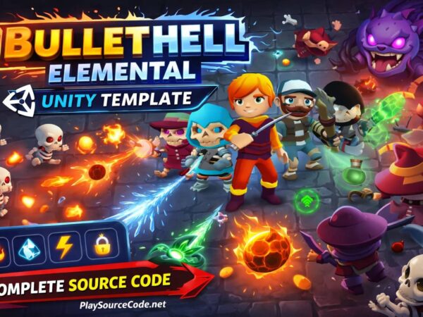 Bullethell Elemental Template Unity