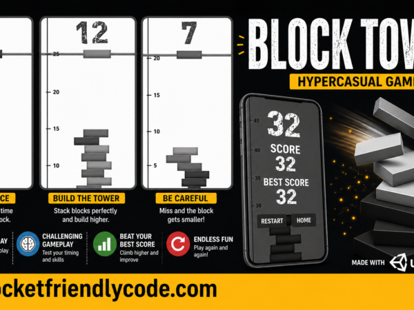 Block Tower - Unity Game - Android Hypercasual Game