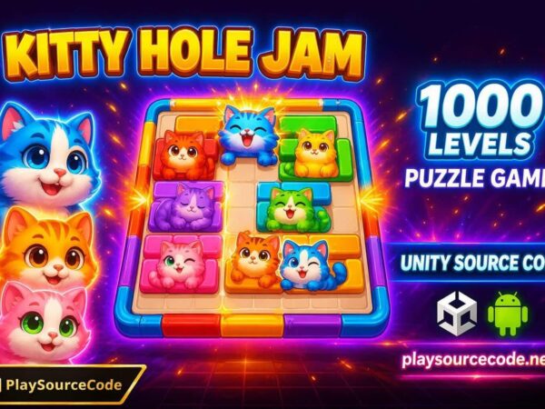 Kitty Hole Jam 1000 Levels Unity Source Code