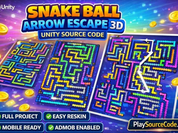 Escape - Arrow Snake Puzzle - Unity Template