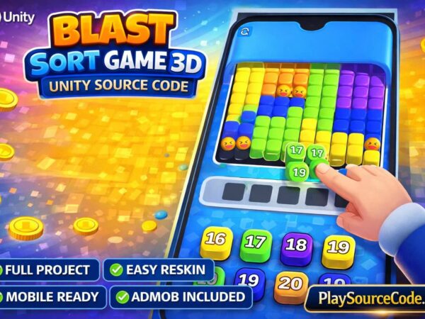 This Is Blast Sort Game 3D Unity Game Source Code