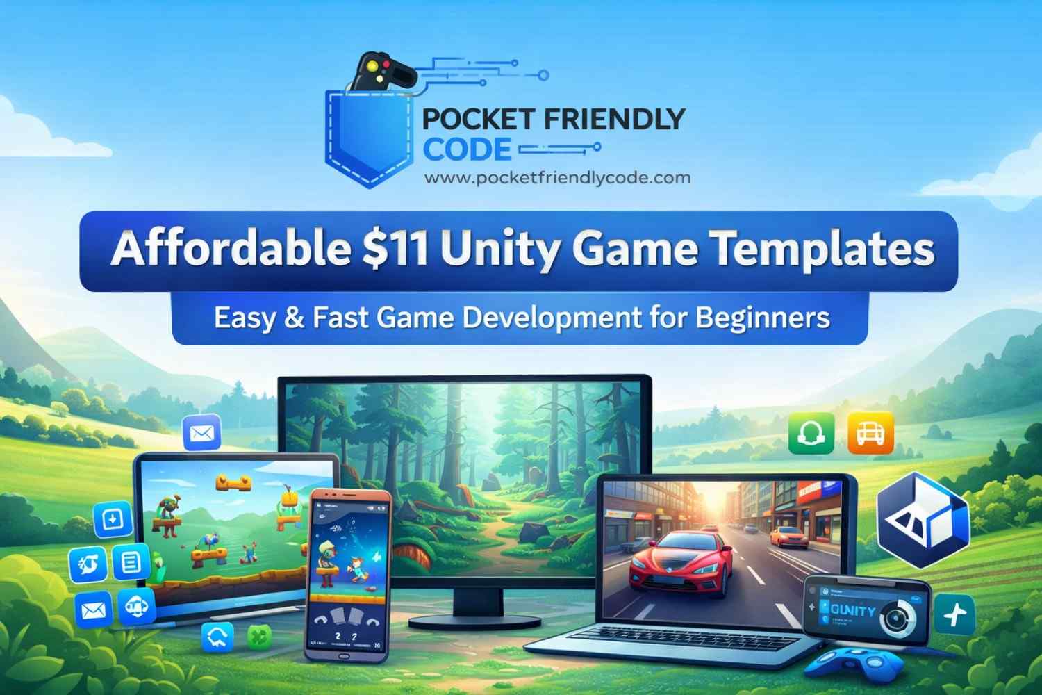 Unity Game Templates At Affordable Price Of $11