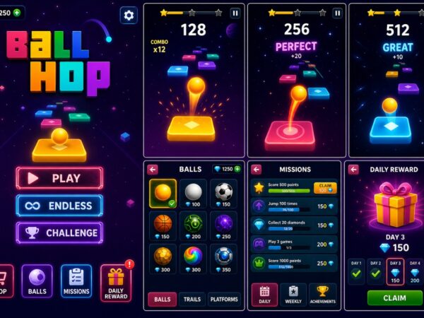 Ball Hop | Unity Game + Admob + Gdpr (Ump) Consent
