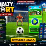 Penalty Sport Unity football game source code for Android and iOS with AdMob