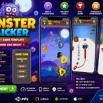 Monster Clicker Unity idle game source code with AdMob ads for Android and iOS