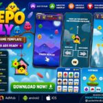 Peepo Fly Unity hyper casual flyer game source code with AdMob for Android and iOS