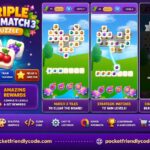 FRUITMATCH Unity match 3 puzzle game template with royal themed graphics