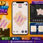 Tap Gallery Unity puzzle game with hidden image block tapping gameplay