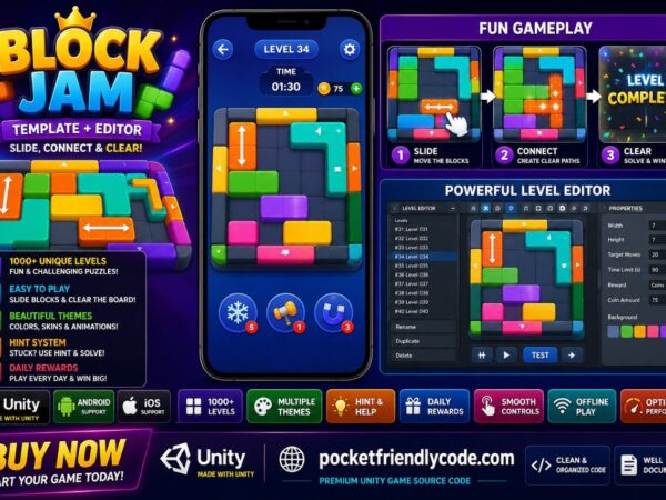 Block Jam | Template + Editor