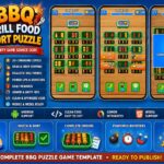BBQ Grill Food Sort Puzzle Unity Game Source Code
