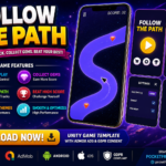 Follow The Path Unity hyper casual game source code for Android and iOS with AdMob