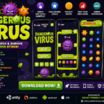 Dangerous Virus Unity hyper casual game source code with AdMob for Android and iOS
