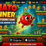 Tomato Runner Unity platformer game source code with AdMob for Android and iOS
