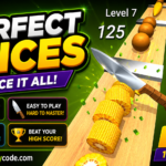 Perfect Slices Fruits Unity hyper casual slicing game source code with AdMob and Unity Ads