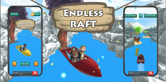 Pocketfriendlycode 12 Endless Raft 3D Unity Endless Runner Game Source Code For Android And Ios